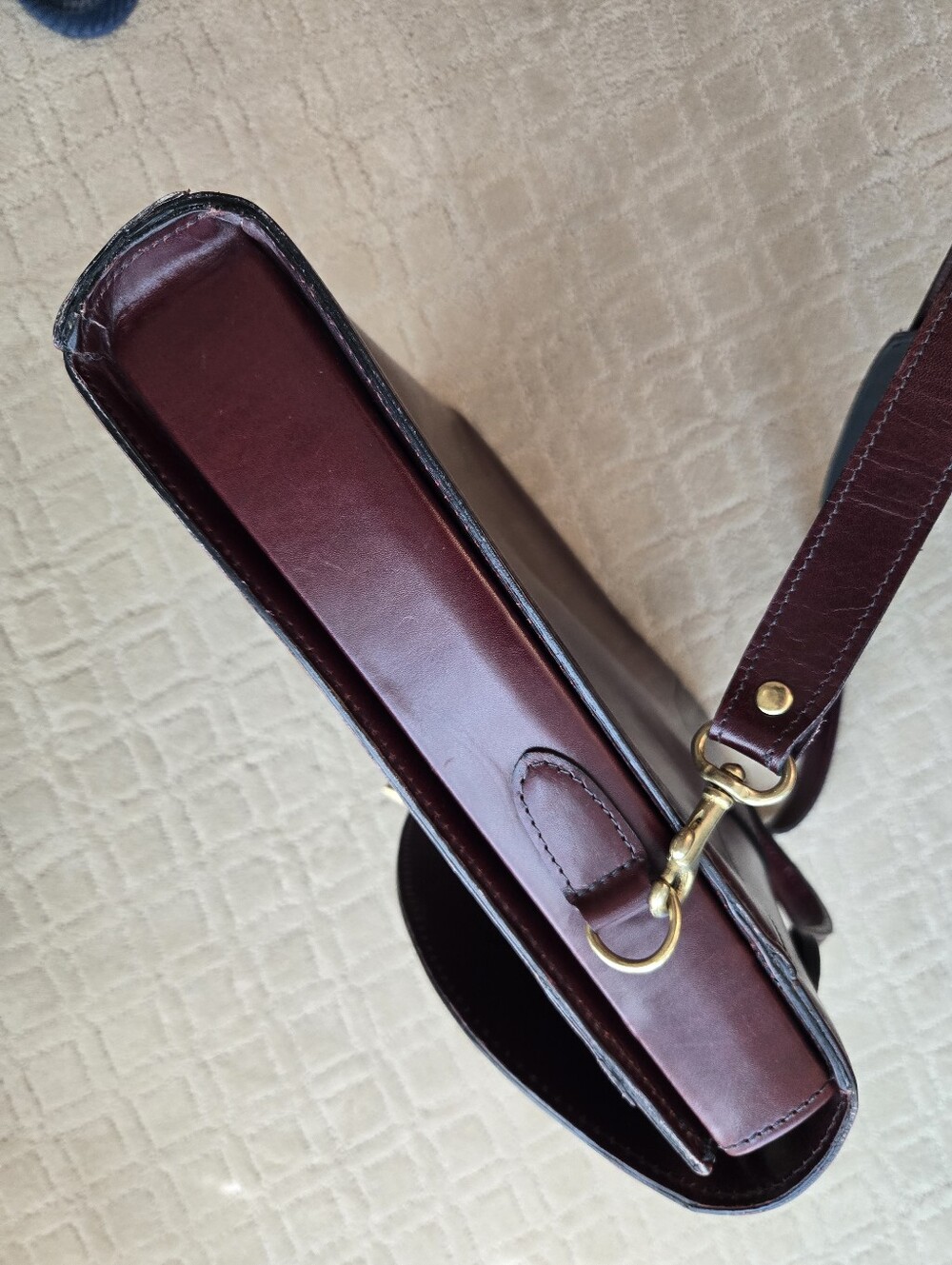 Vintage Schlesinger Oxblood Leather Briefcase - Picture 11 of 16